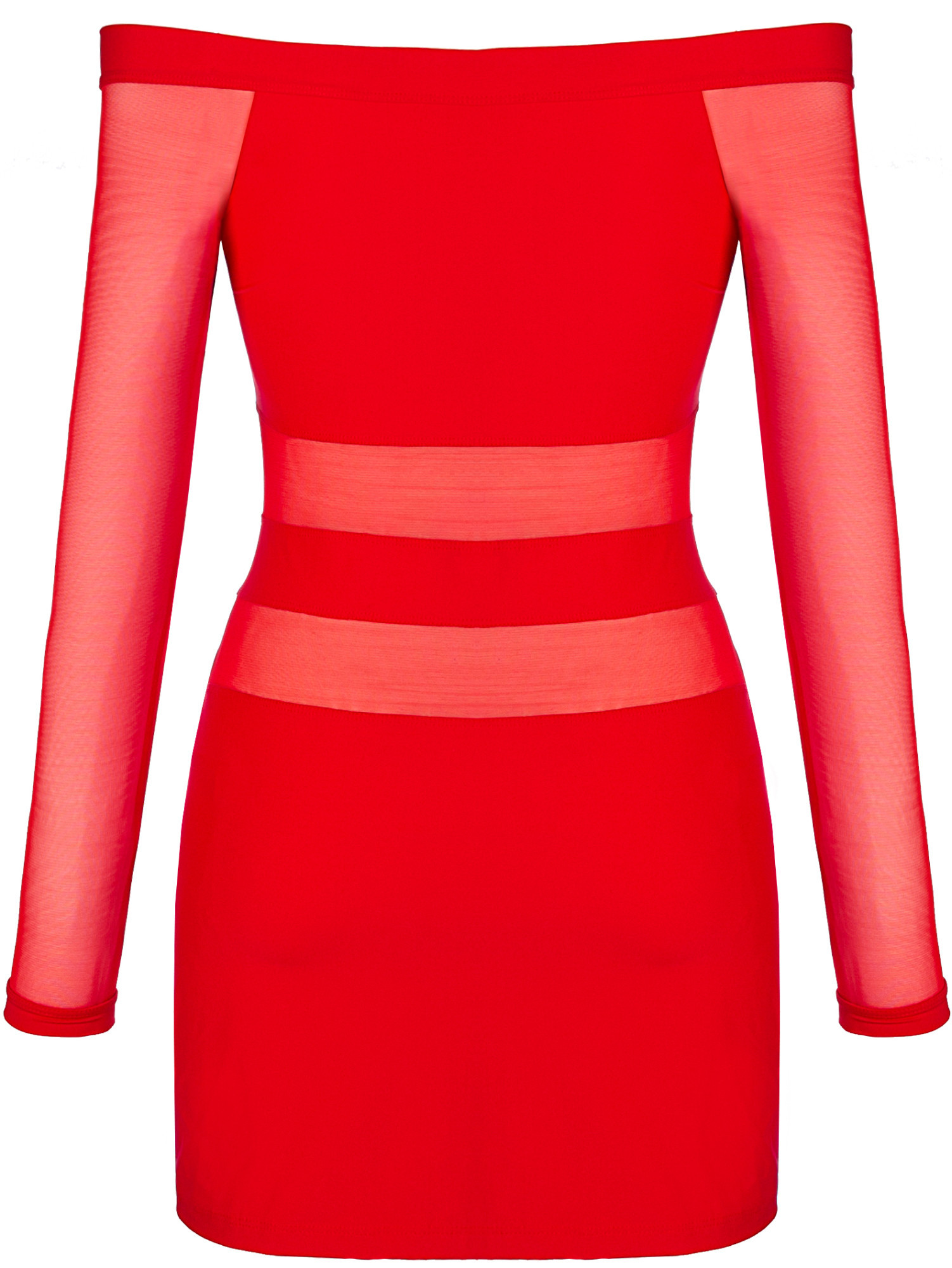 Šaty model 17681502 červené S - Axami