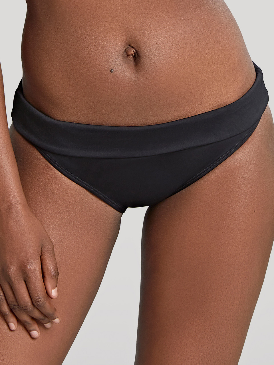 Spodní díl plavek Swimwear Anya Riva Folded Top Pant black SW1307 velikost: 34