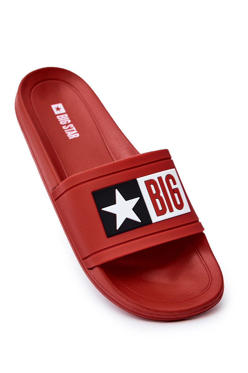 Men's Slippers Big Star Red Velikost: 40