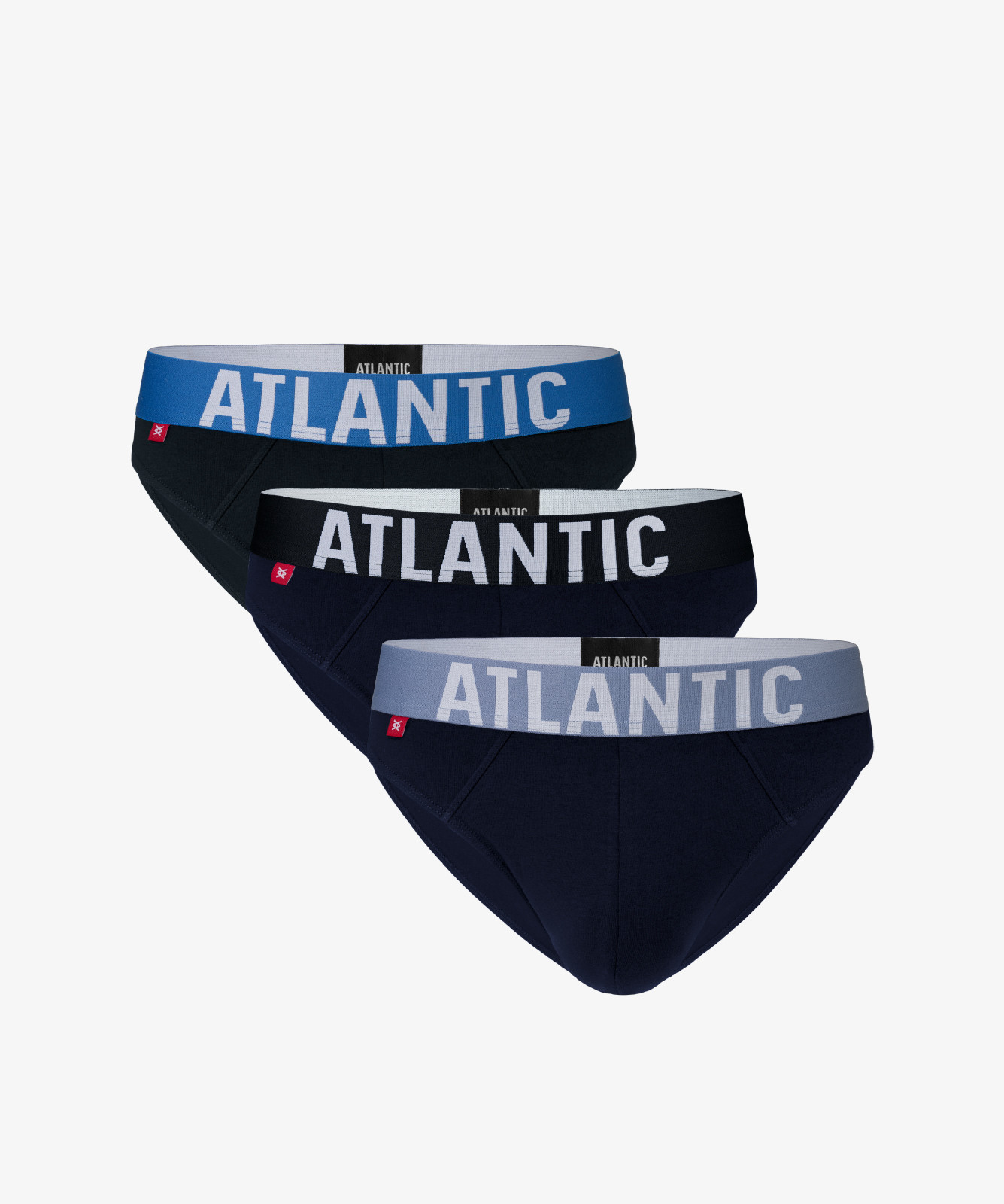 Pánské slipy ATLANTIC Sport 3Pack - modré Velikost: M