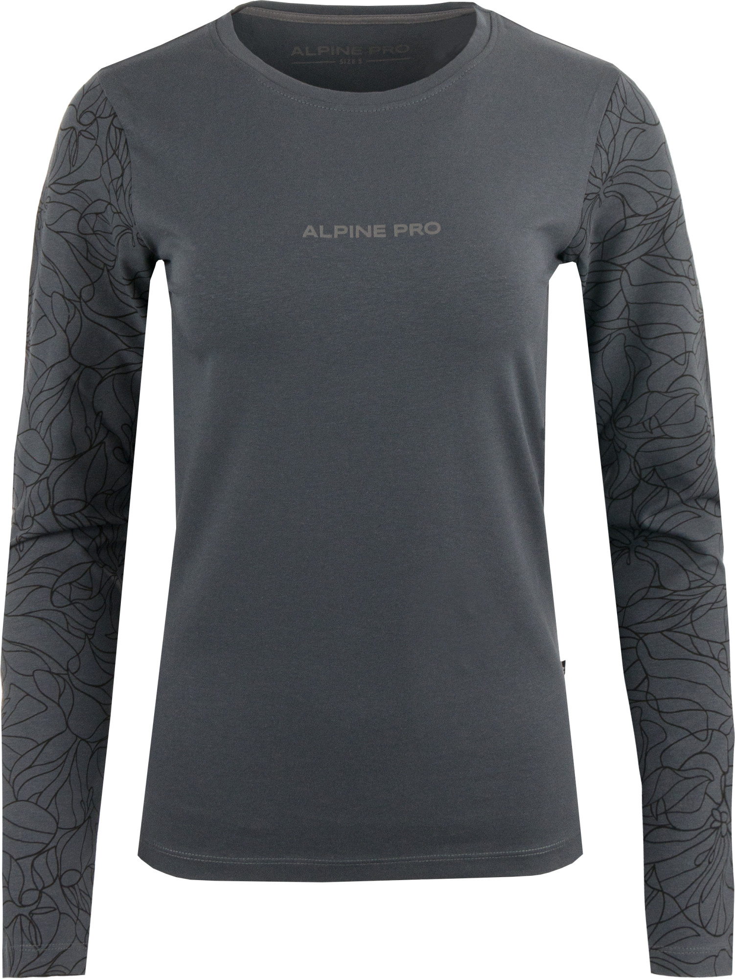 Dámské triko ALPINE PRO OPESA dk.true gray M