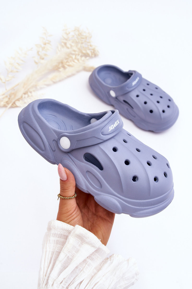 Dětské pěnové pantofle Crocs Modre Cloudy 30/31