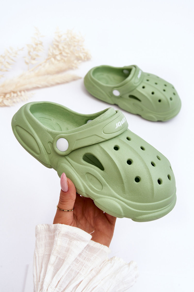 Dětské pěnové pantofle Crocs Zelená Cloudy 30/31