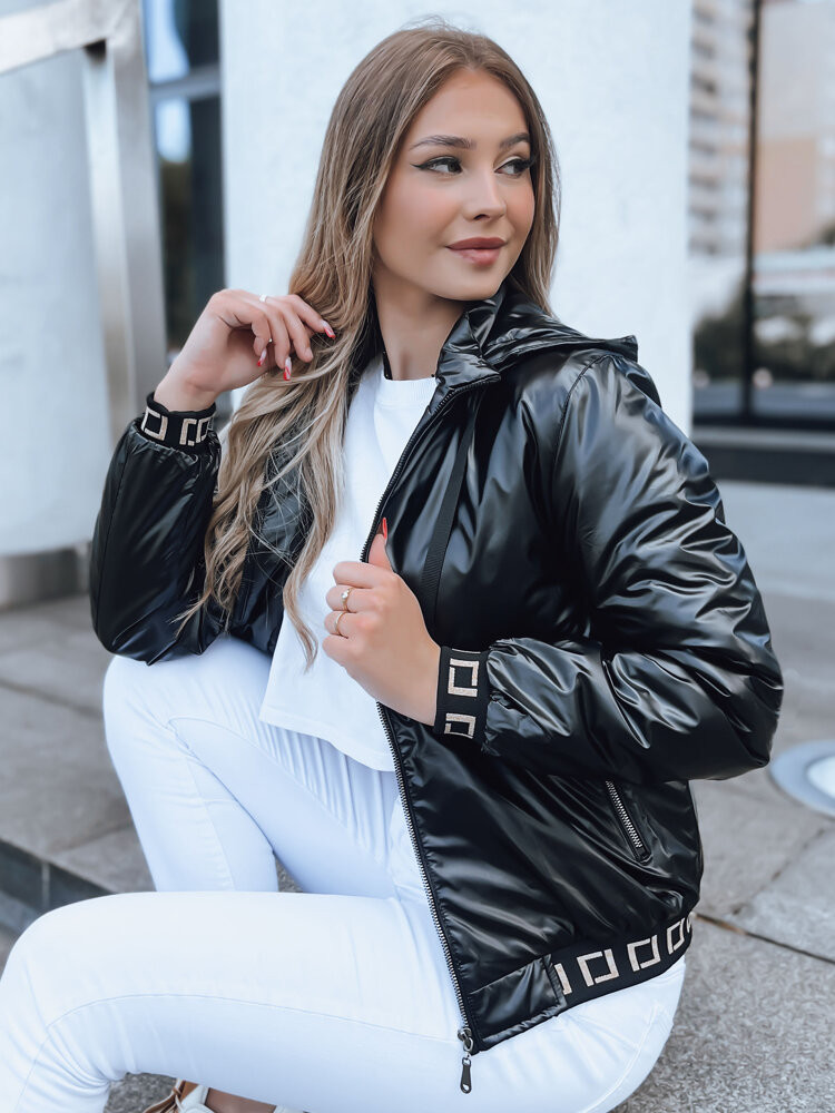 Dámská bomber bunda DEMETER černá Dstreet TY3788 Velikost: XL