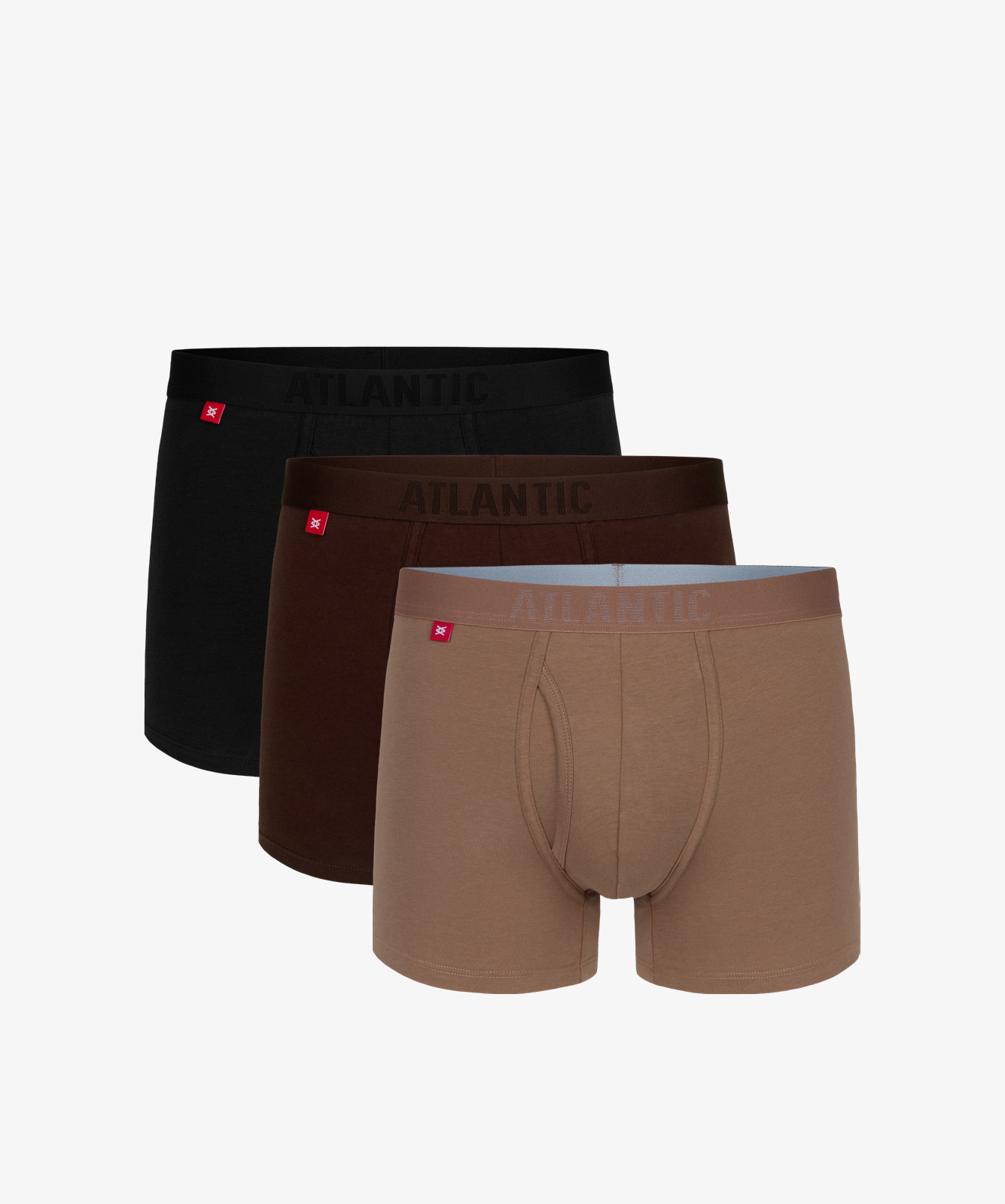 Pánské boxerky ATLANTIC 3Pack - vícebarevné Velikost: S