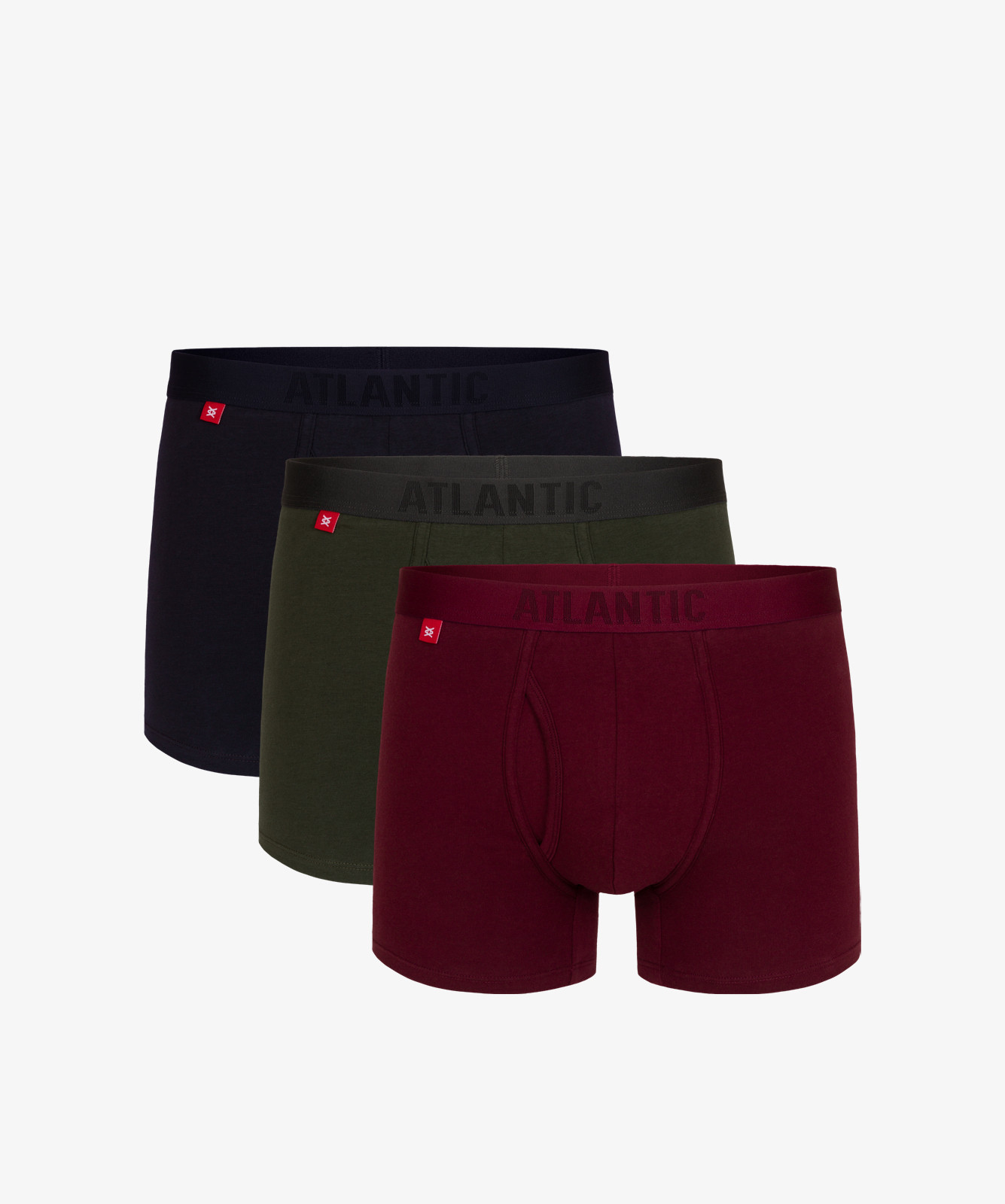 Pánské boxerky ATLANTIC 3Pack - vícebarevné Velikost: M