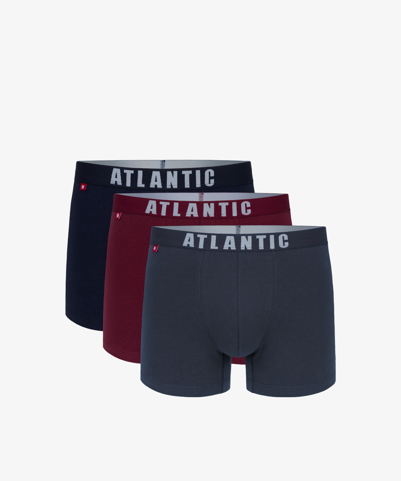 Pánské boxerky ATLANTIC 3Pack - vícebarevné Velikost: L