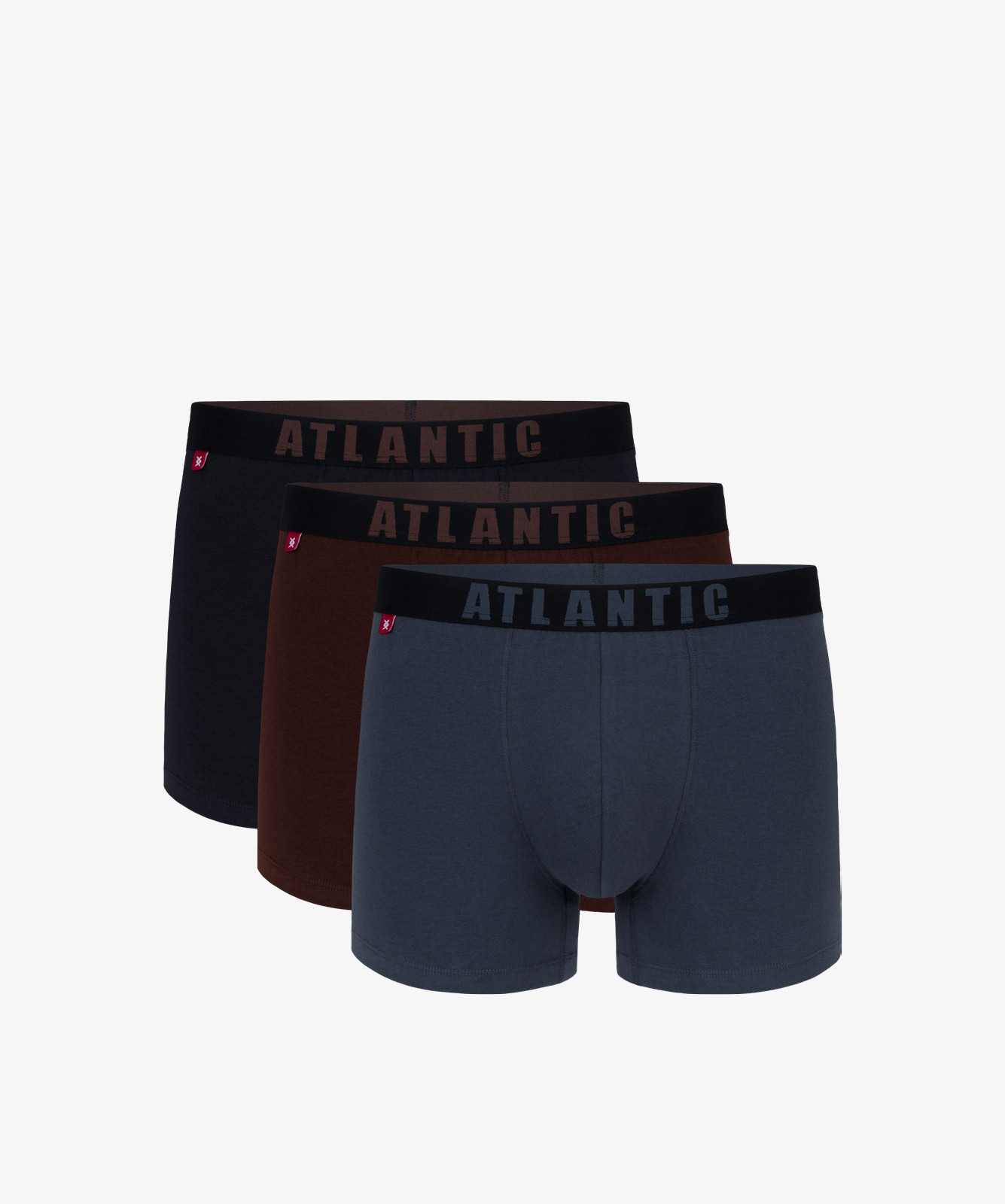 Pánské boxerky ATLANTIC 3Pack - vícebarevné Velikost: M