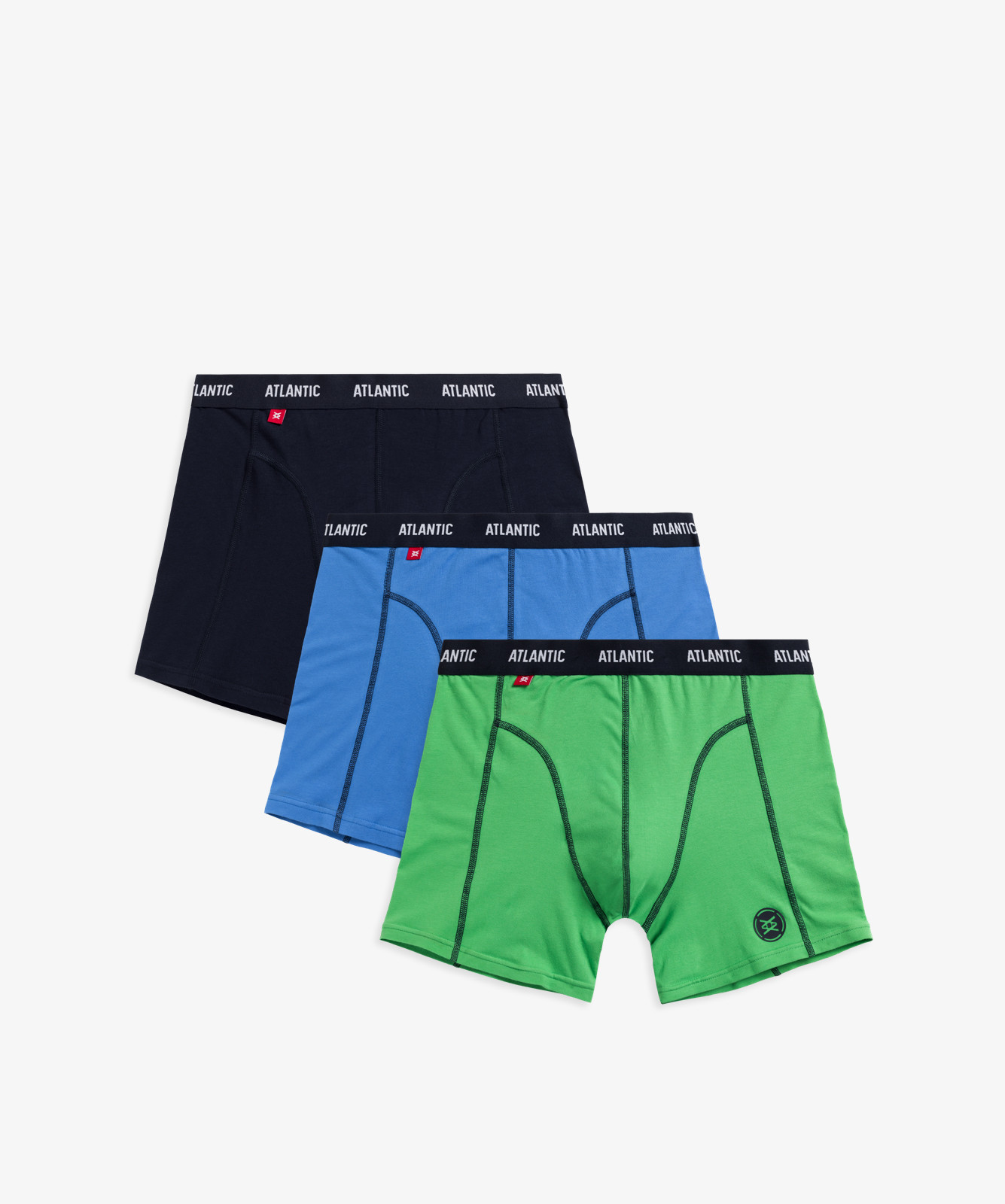 Pánské boxerky ATLANTIC 3Pack - vícebarevné Velikost: M