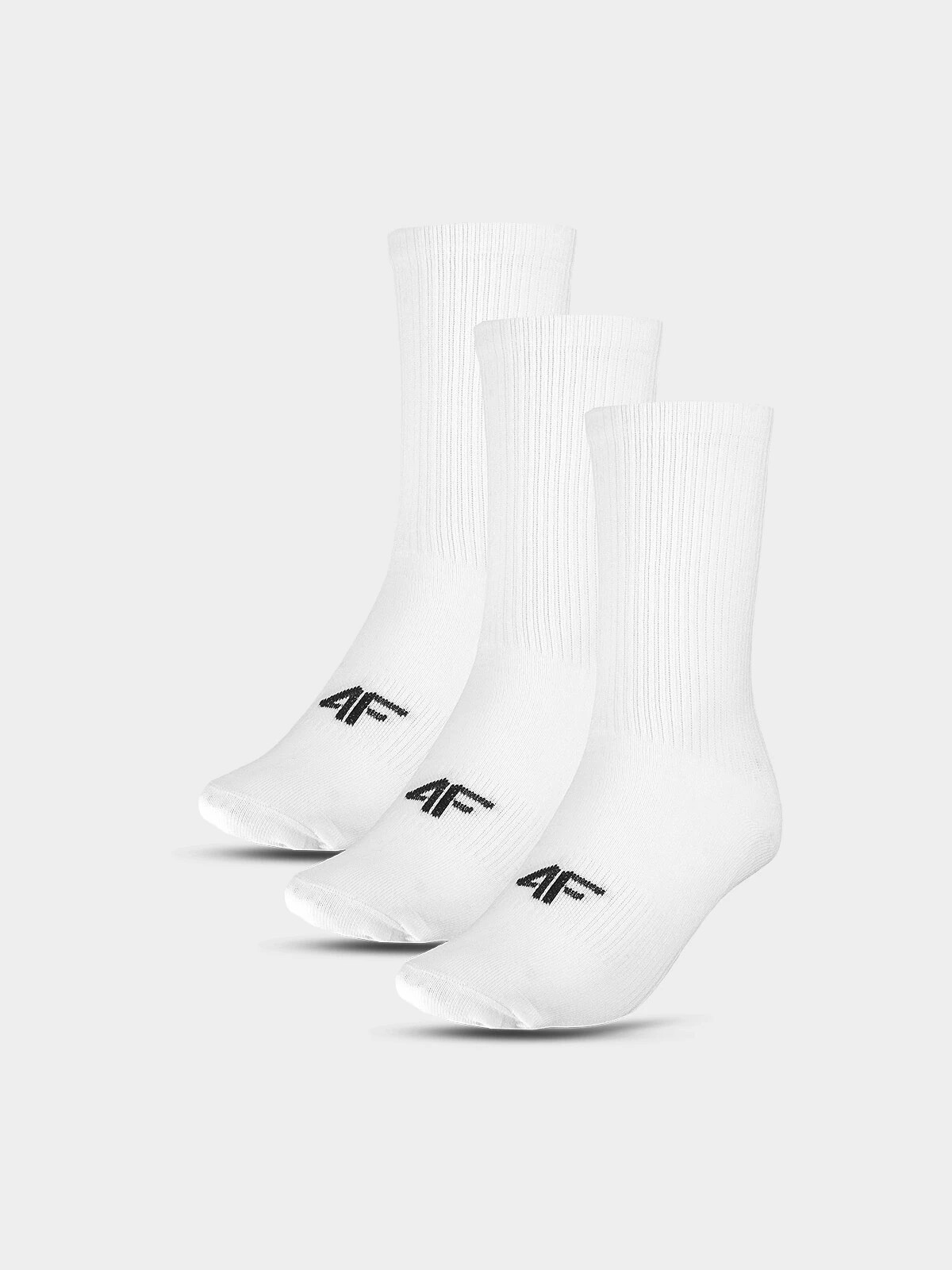 Dětské unisex ponožky 4F (3pack) - bílé Velikost: 36-38