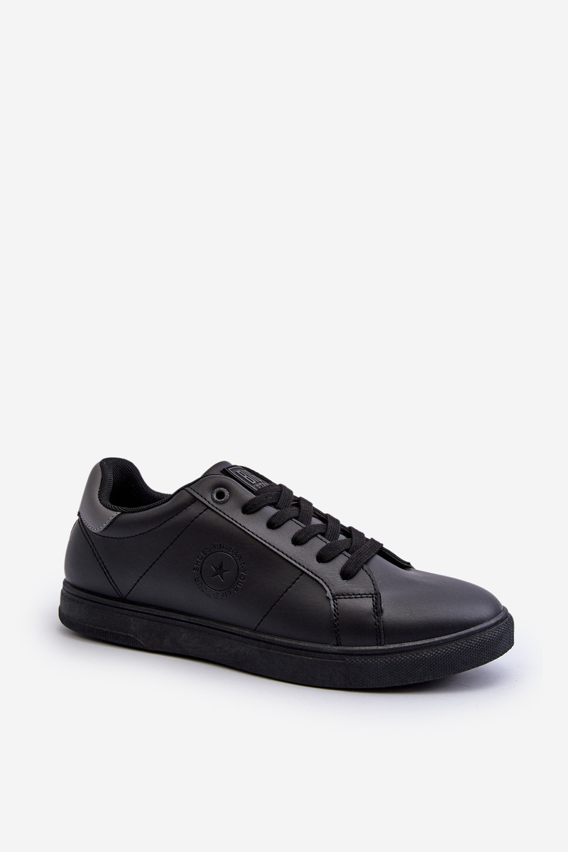 Pánské nízké tenisky Eco Leather Big Star Black Velikost: 40