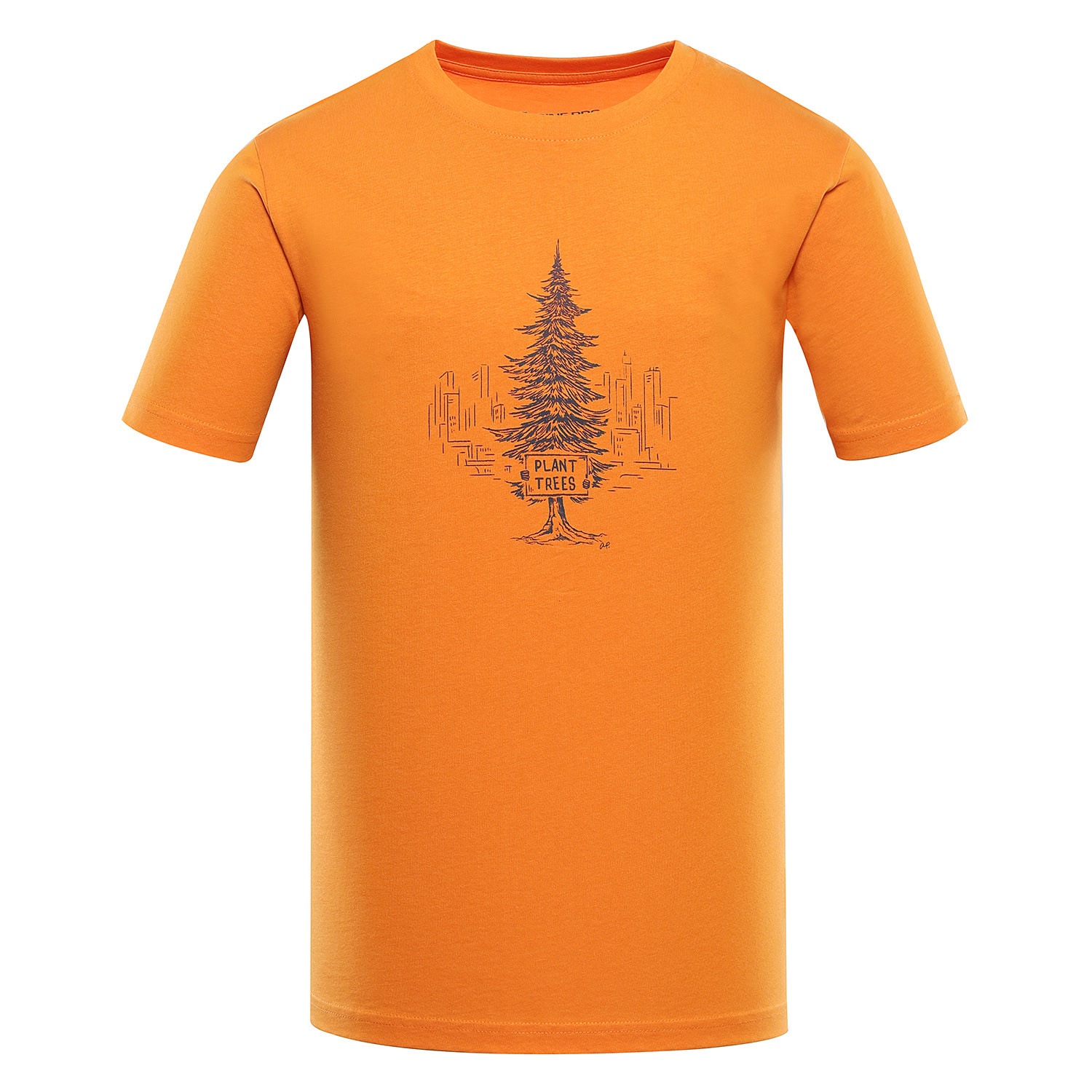 Pánské triko z organické bavlny ALPINE PRO EKK russet orange varianta pb XXL-G