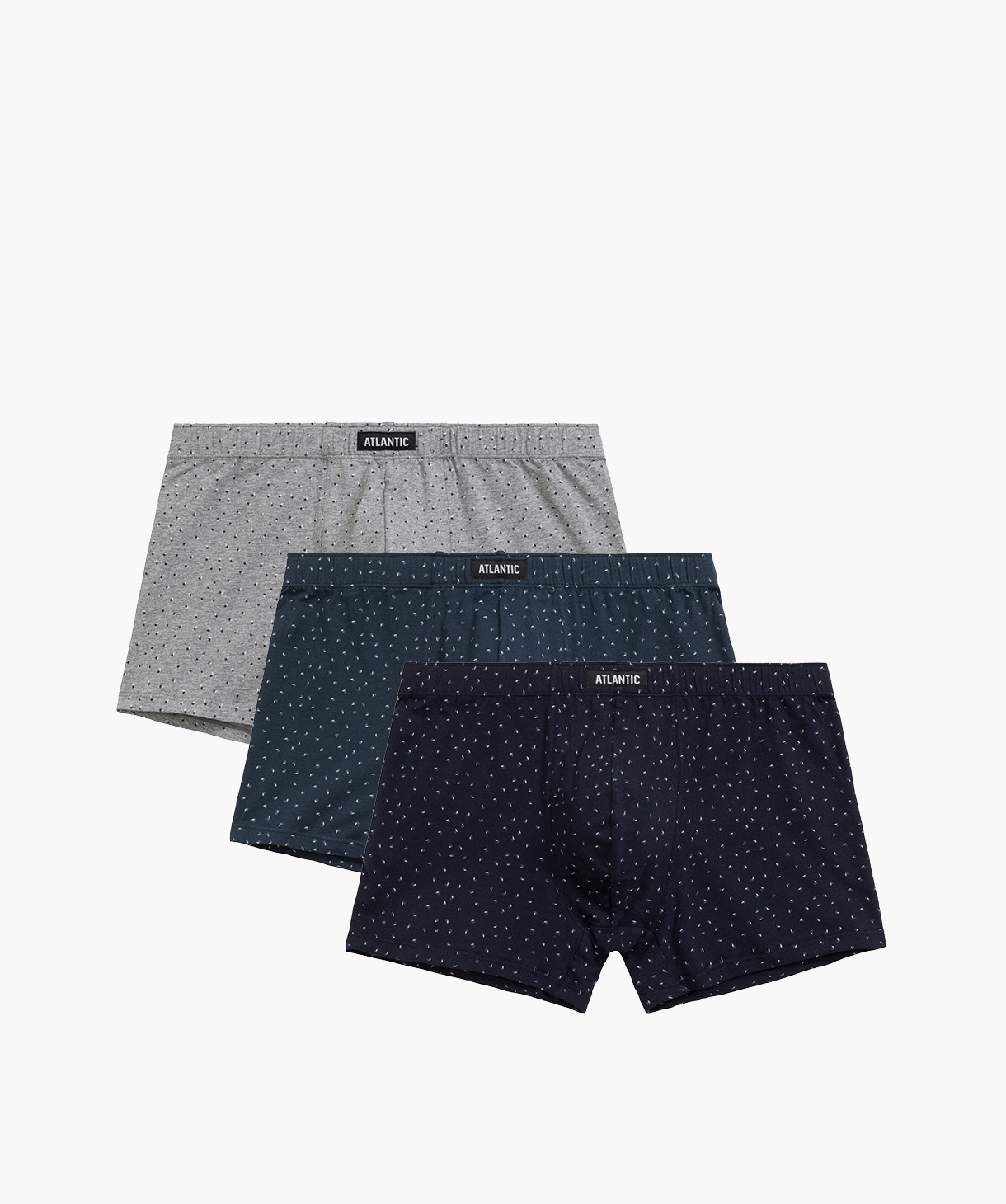 Pánské boxerky ATLANTIC 3Pack - vícebarevné Velikost: XL