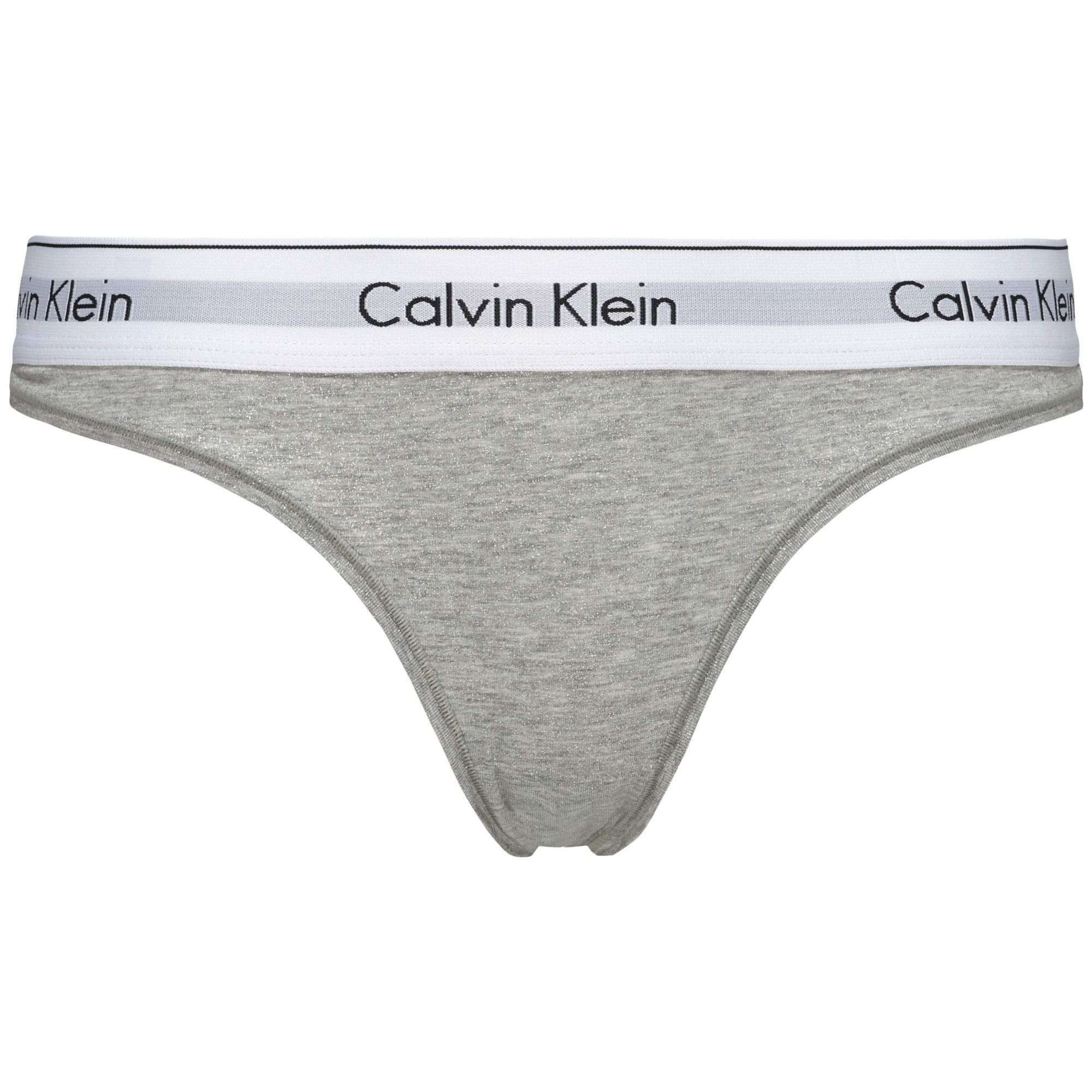 Spodní prádlo Dámské kalhotky THONG 0000F3786E020 - Calvin Klein S