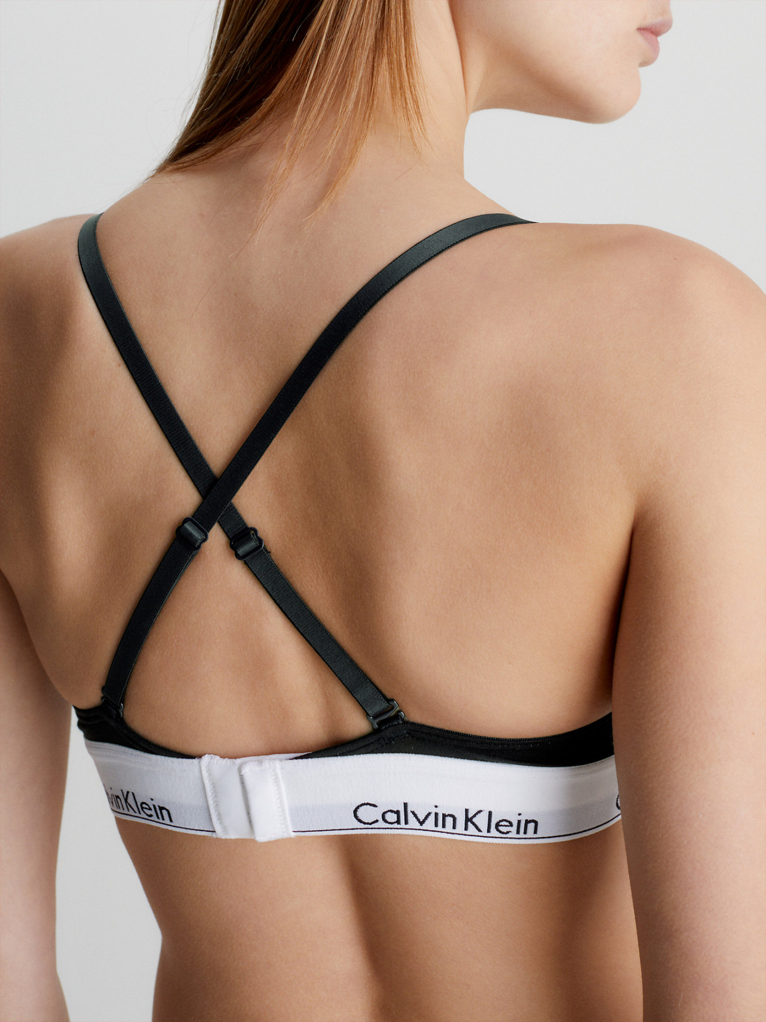 Dámská podprsenka Triangle Bra Modern Cotton 000QF1061E001 černá - Calvin Klein XS