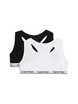 Dívčí spodní prádlo 2PK BRALETTE G80G897000908 - Calvin Klein 12-14