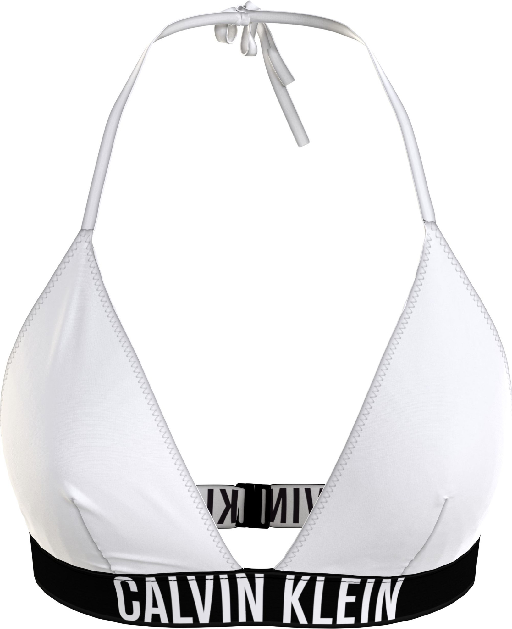 Dámské plavky horní díl Triangle Bikini Top Intense Power KW0KW01824YCD bílá - Calvin Klein XS