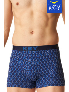 Pánské boxerky MXH model 20599730 B24 Tmavě modrá vzor - Key