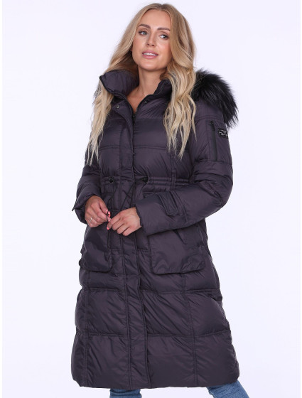 Dámský kabát Coat tmavě šedý  model 20771772 - PERSO