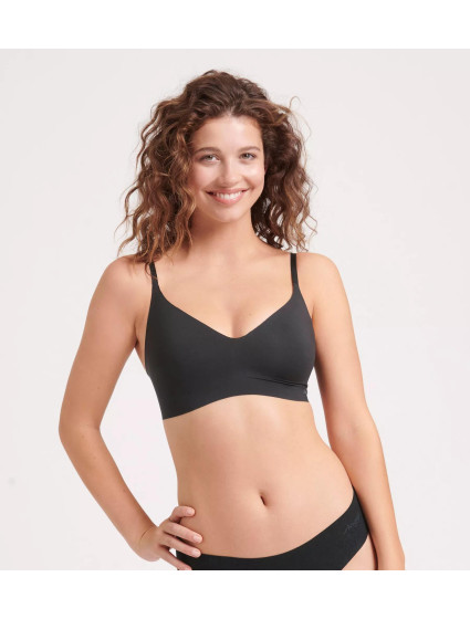 Dámská podprsenka ZERO Microfibre 2.0 Bralette - BLACK - černá 0004 - SLOGGI