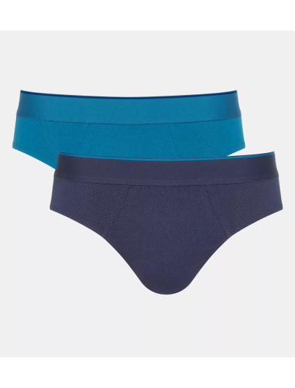 sloggi men EVER Airy Brief C2P - BLUE - DARK COMBINATION - SLOGGI BLUE - DARK COMBINATION - SLOGGI