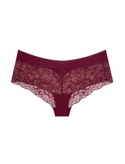 Body Make-Up Illusion Lace Shorty - RED - TRIUMPH RED - TRIUMPH