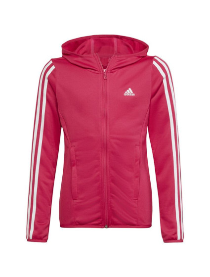 Adidas Designed 2 Move 3-Stripes Hoodie Full Zip Jr HM4485 Mikina s kapucí