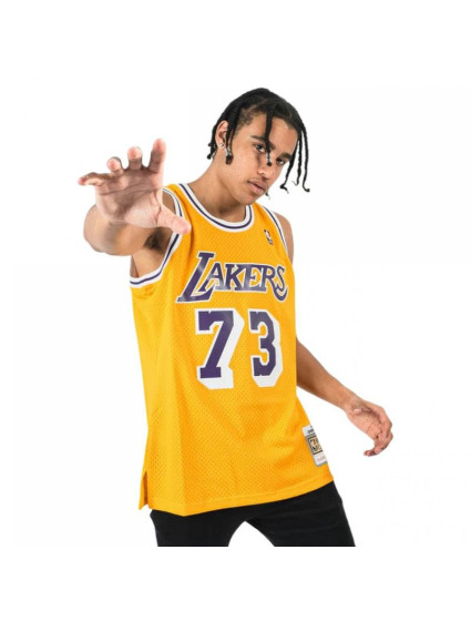 Mitchell & Ness Los Angeles Lakers NBA Swingman Jersey Lakers 1998 Dennis Rodman M SMJYCP20064-LALGOLD98DRD pánské