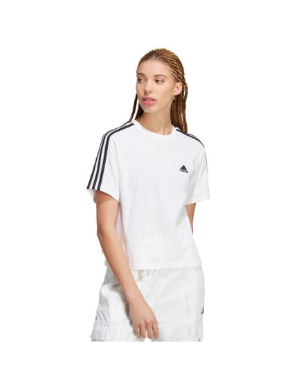 Essentials Tričko s třemi pruhy Crop Top W model 20546565 - ADIDAS