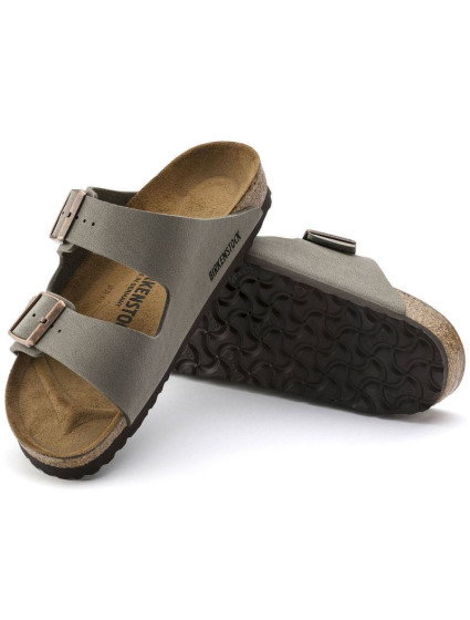 pánské žabky Arizona  Stone regular grey model 20693648 - Birkenstock