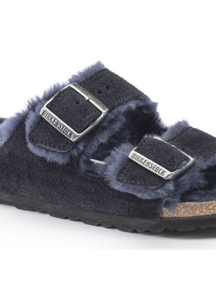 Arizona  Midnight zateplené žabky kůže široké regular model 20701490 - Birkenstock