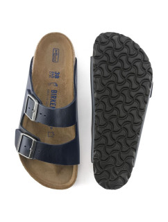 Arizona Soft bed Leather Žabky Blue   Leather model 20694266 - Birkenstock