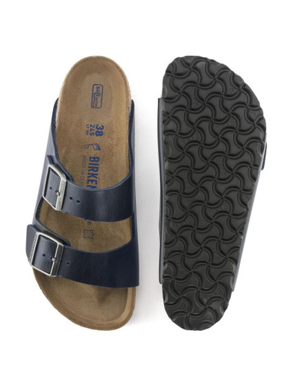 Arizona Soft bed Leather Žabky Blue   Leather model 20694266 - Birkenstock