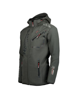 B MEN M Grey / Black softshellová bunda model 20735559 - Geographical Norway