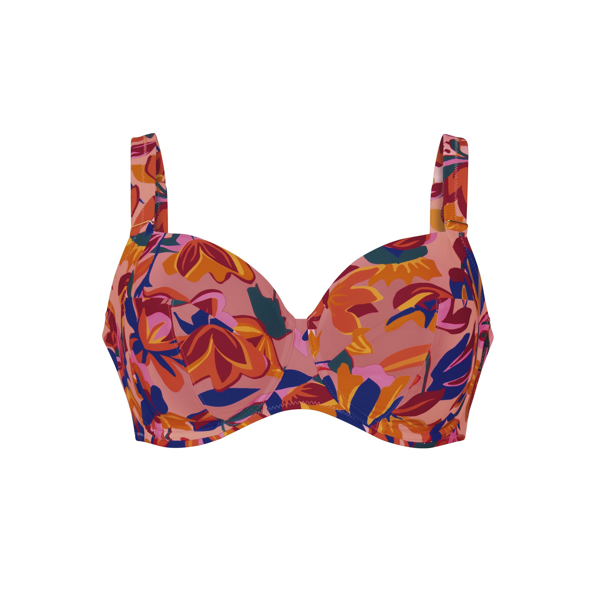 Style Luna Top Big Cup Bikini - horní díl 8769-1 neonovů cervená - RosaFaia  - Luxusní prádlo.cz