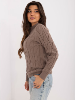 Sweter AT SW model 20459095 brązowy - FPrice