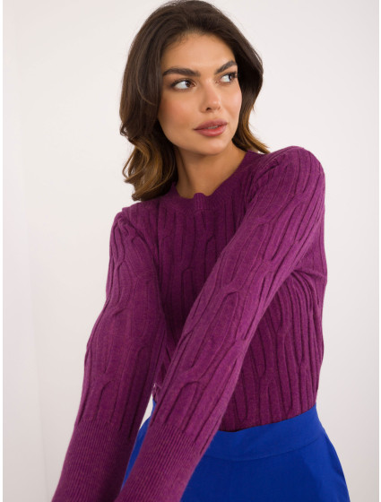 Sweter AT SW  fioletowy model 20493430 - FPrice