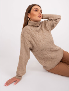 Sweter AT SW model 20742436 jasny brązowy - FPrice