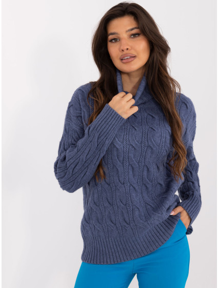 Sweter AT SW model 20459123 ciemny niebieski - FPrice