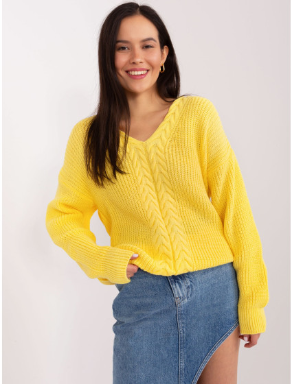 Sweter BA SW model 19034336 żółty - FPrice