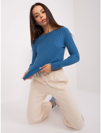 Sweter PM SW model 18909390 ciemny niebieski - FPrice