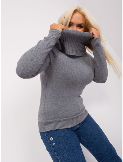 Sweter PM SW model 18949001 ciemny szary - FPrice