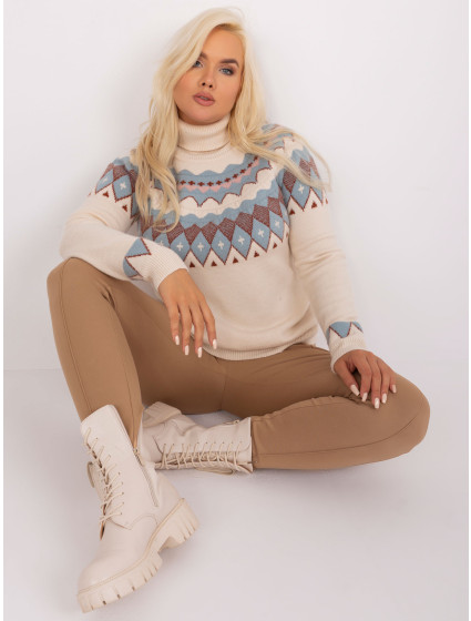 Sweter PM SW model 18949370 jasny beżowy - FPrice