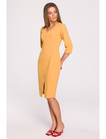 Stylove Šaty S295 Yellow