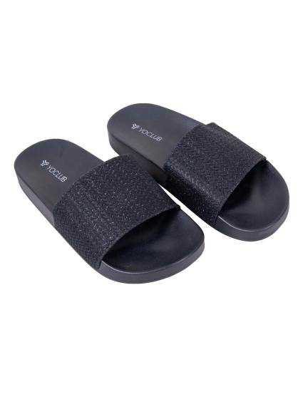 Yoclub Dámské sandály Slide OKL-0086K-3400 Black