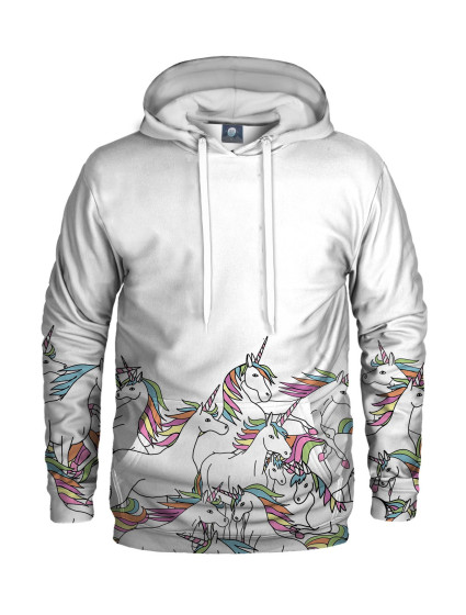 Aloha From Deer White Unicorn Hoodie H-K AFD506 White