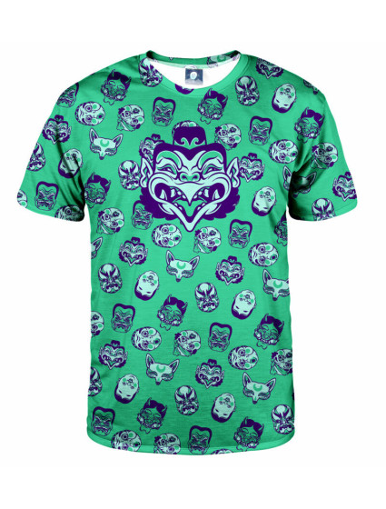 Aloha From Deer Kabuki Mask T-Shirt TSH AFD926 Green