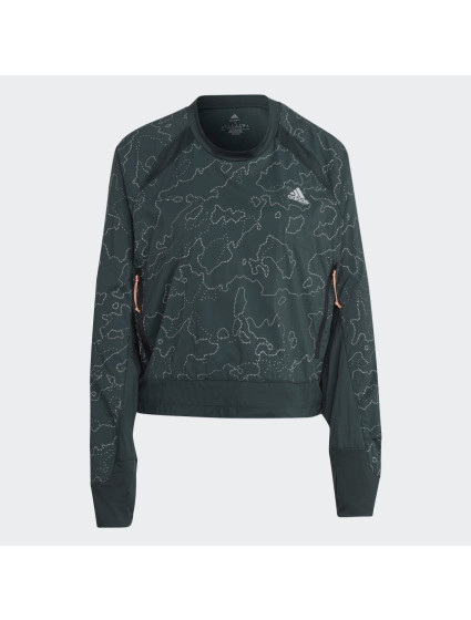 mikina  Running Crewneck Green model 20757292 - ADIDAS