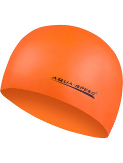 Kšiltovka na plavání AQUA SPEED Mega Orange Pattern 75