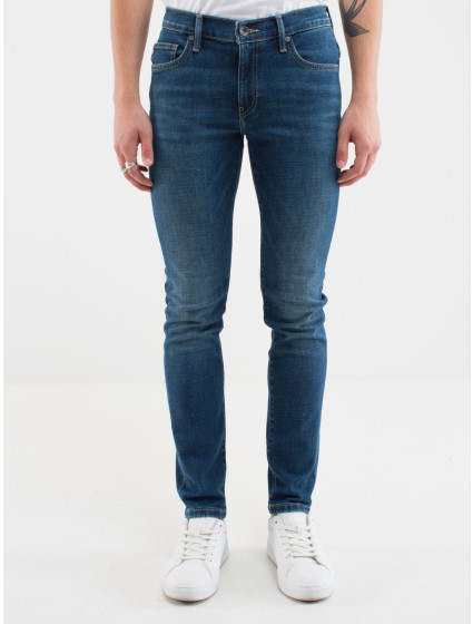 Big Star Skinny Kalhoty Denim 110809 Medium Denim-366